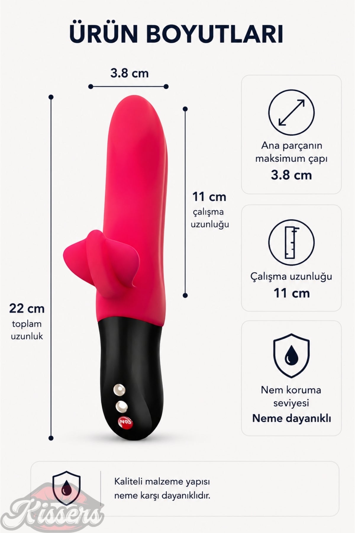 Fun Factory Fusion Tutamaçlı Titreşimli G Noktası ve Klitoris Uyarıcılı Prostat Tavşan Vibratör