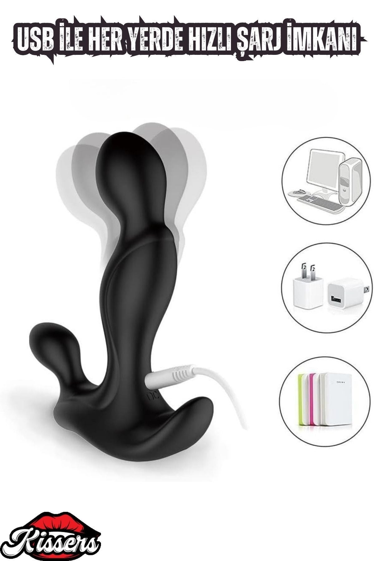 Oyuncağı Sıvı Geçirmez G Noktası Perine Anal Uyarıcı Vibratör