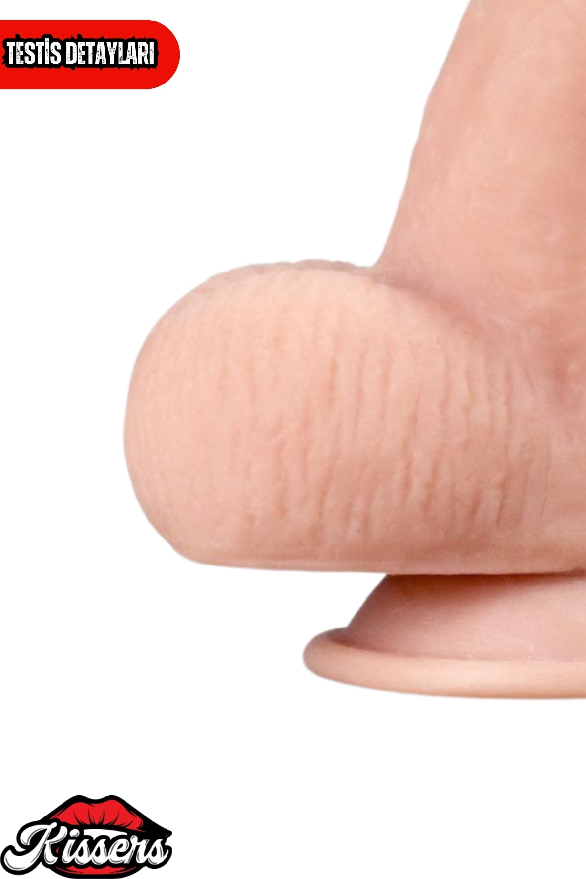 Hareketli Kayar Deri Çift Katmanlı Realistik Dildo Ultra Yumuşak Gerçekçi Titreşimli Yapay Penis 23 cm