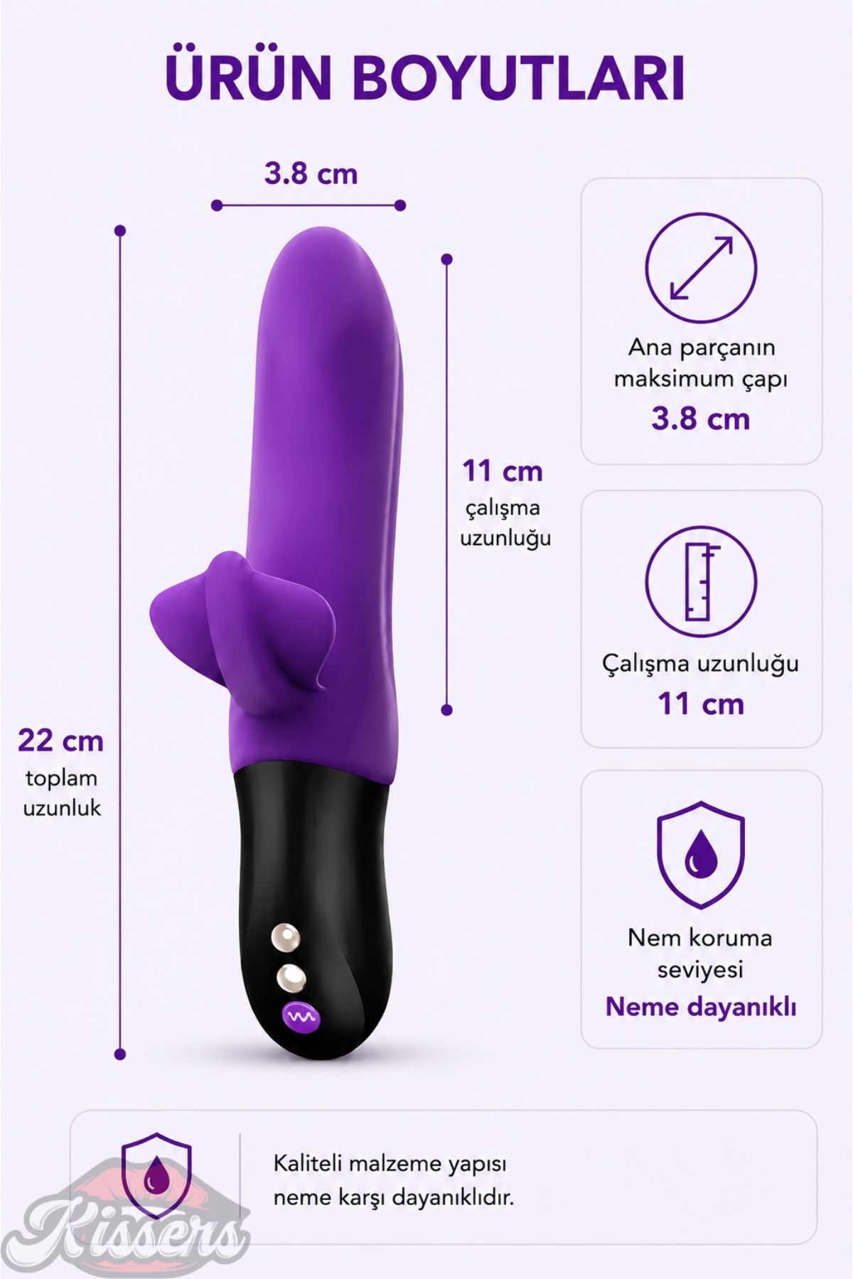 Fun Factory Fusion Tutamaçlı Titreşimli G Noktası ve Klitoris Uyarıcılı Prostat Tavşan Vibratör