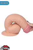 Lovetoy Eğilip Bükülebilir Vantuzlanabilir Ultra Soft Dildo Penis 20 cm