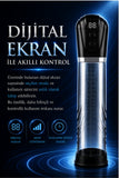 Automatic ML 3 Büyük Hazneli Dijital Ekranlı 3 Modlu Yüksek Performans Manyetik Şarjlı Otomatik Penis Pompası