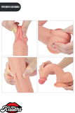 Lovetoy Ultra Gerçekçi Çift Katmanlı Platin Silikon Yüksek Kalite Dildo Penis 22 cm