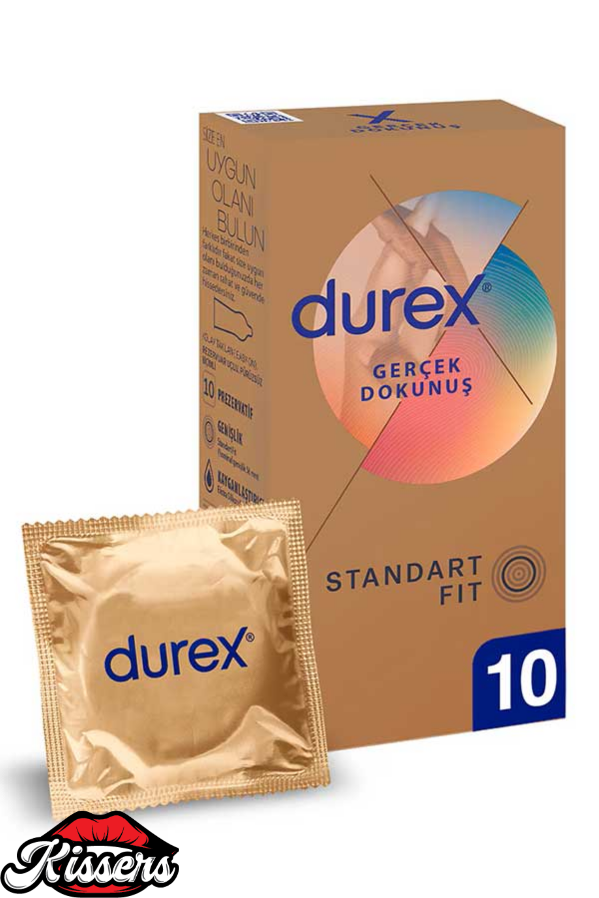 Durex Gerçek Dokunuş 10’lu Paket Lateksiz Polizopren Prezervatif Doğal His
