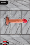 Gerçekçi Realistik Dokuda Vantuzlu Dildo Yapay Sert Penis 17 cm