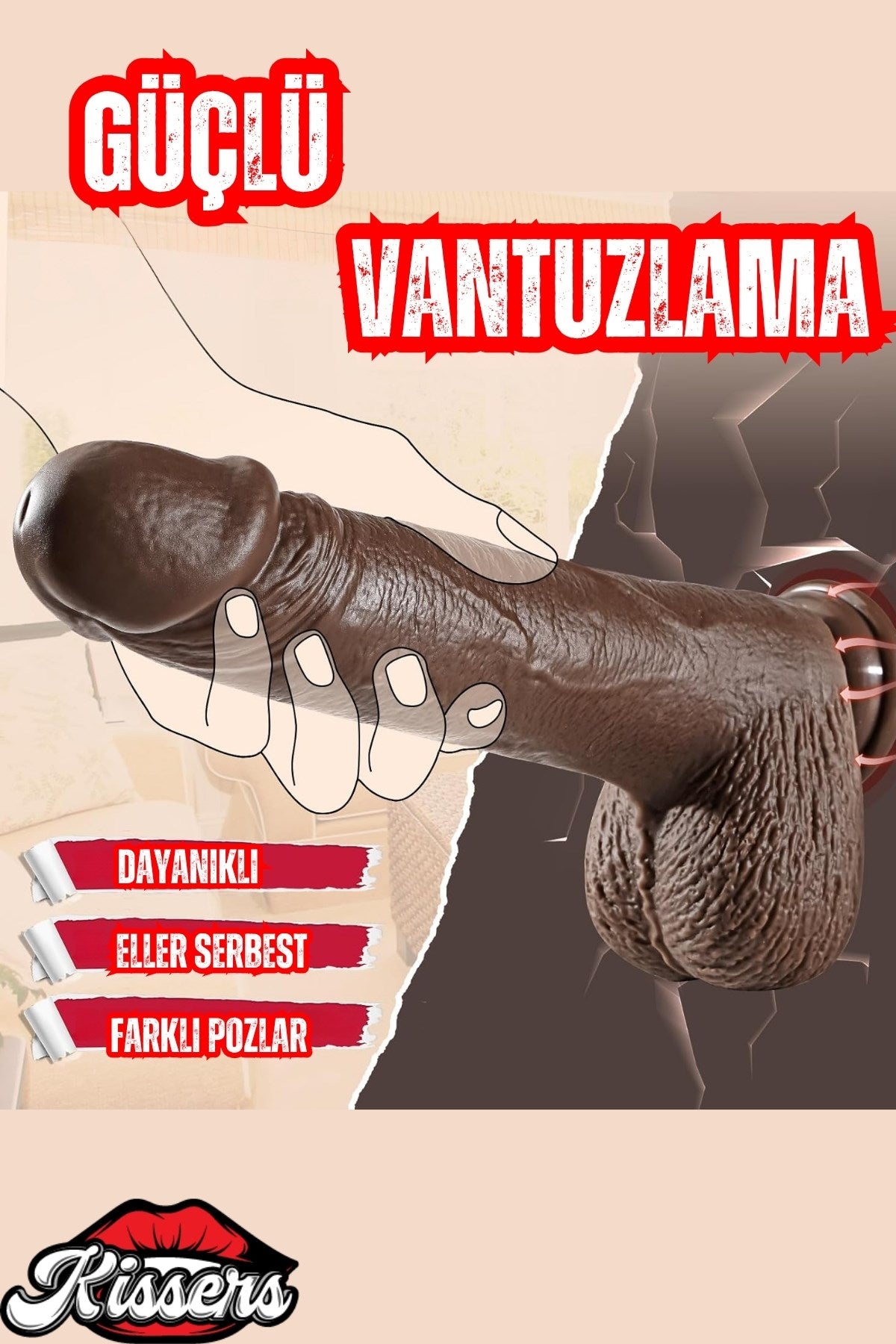 Uzaktan Kumandalı İleri Geri Hareketli Isıtmalı Titreşimli Ultra Realistik Dildo Penis 25 Cm