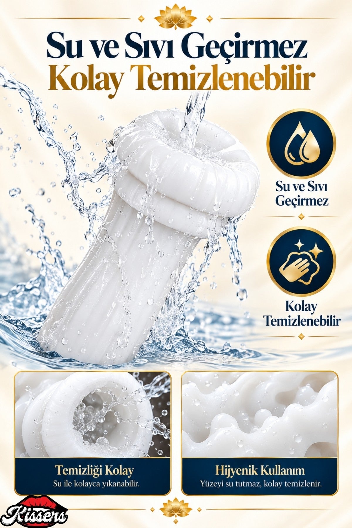 Lüx Isıtmalı İnleme Sesli İleri Geri Hareketli Emiş ve Titreşim Özellikli Suni Vajina Mastürbatör