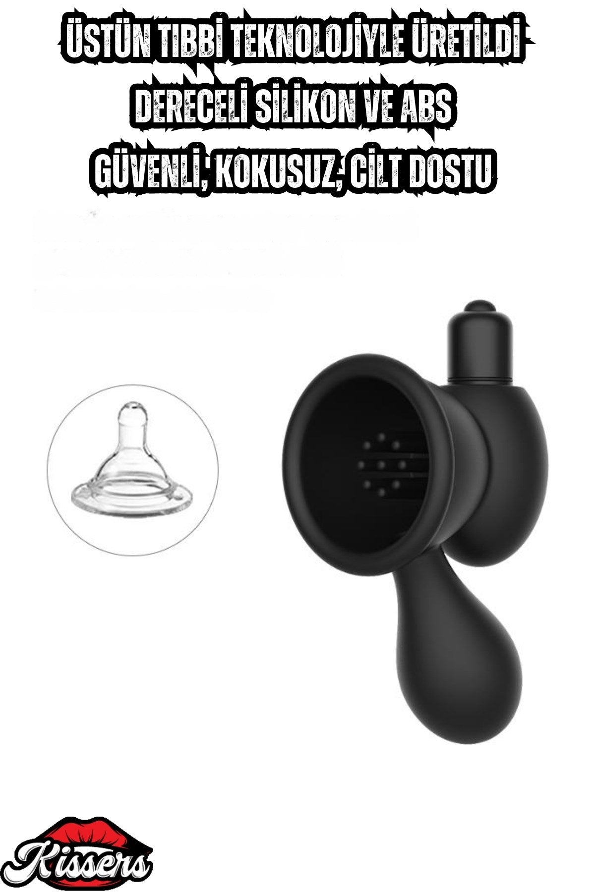 Cinsel Oyuncak Bobo Güçlü Titreşimli Meme Ucu Emiş Özellikli Göğüs Uyarıcı Vibratör