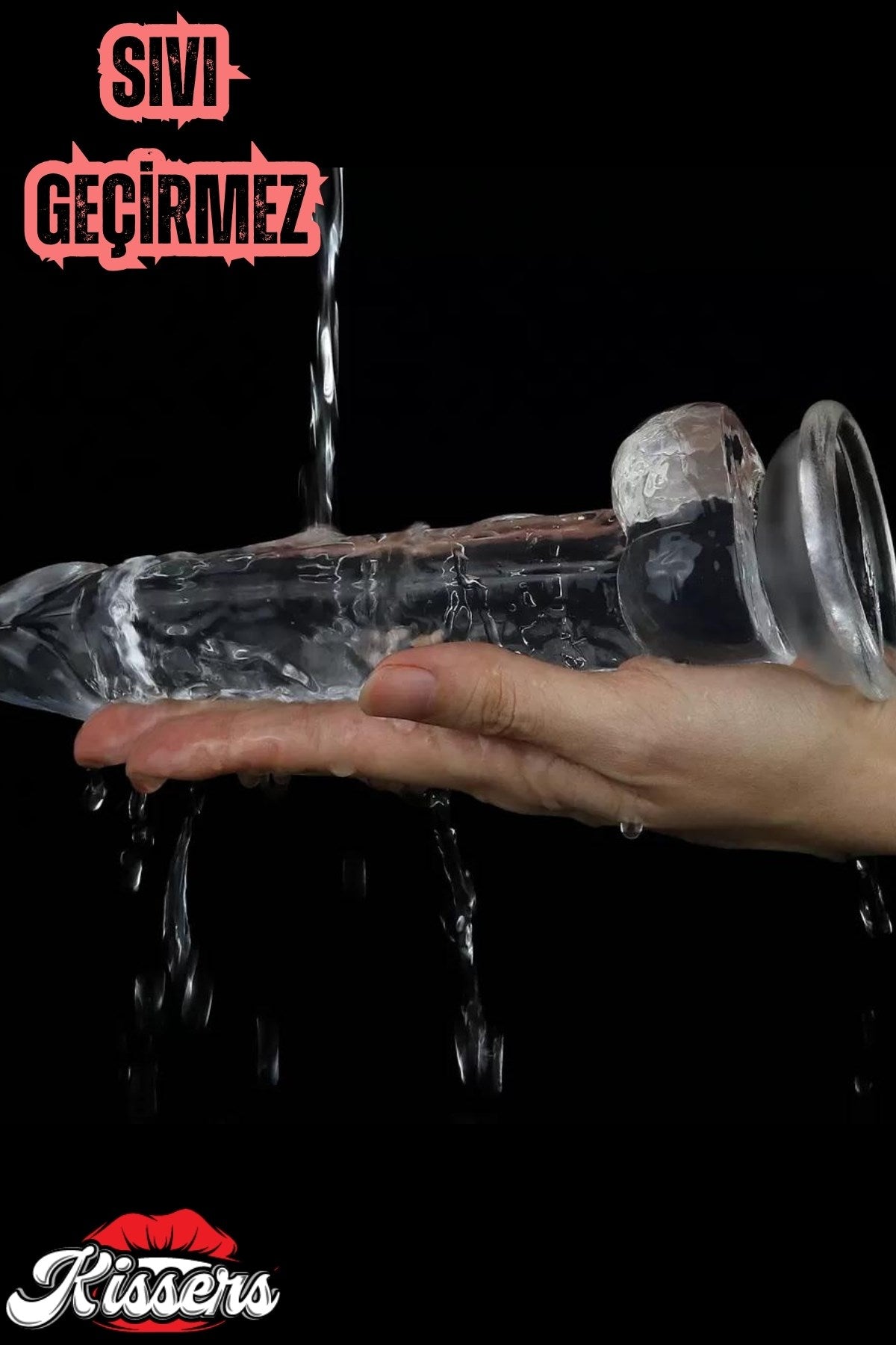 Cinsel Oyuncak Şeffaf Jel Dokusunda Ultra Realistik Penis Dildo 19 Cm