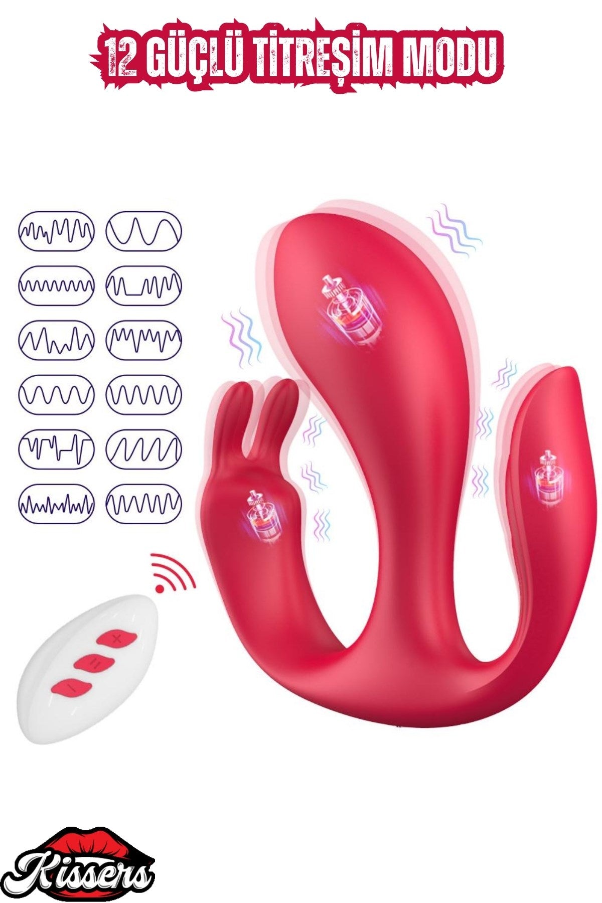 Paname Şarjlı Uzaktan Kumandalı Anal Vajina Klitoris Uyarıcı Giyilebilir Vibratör