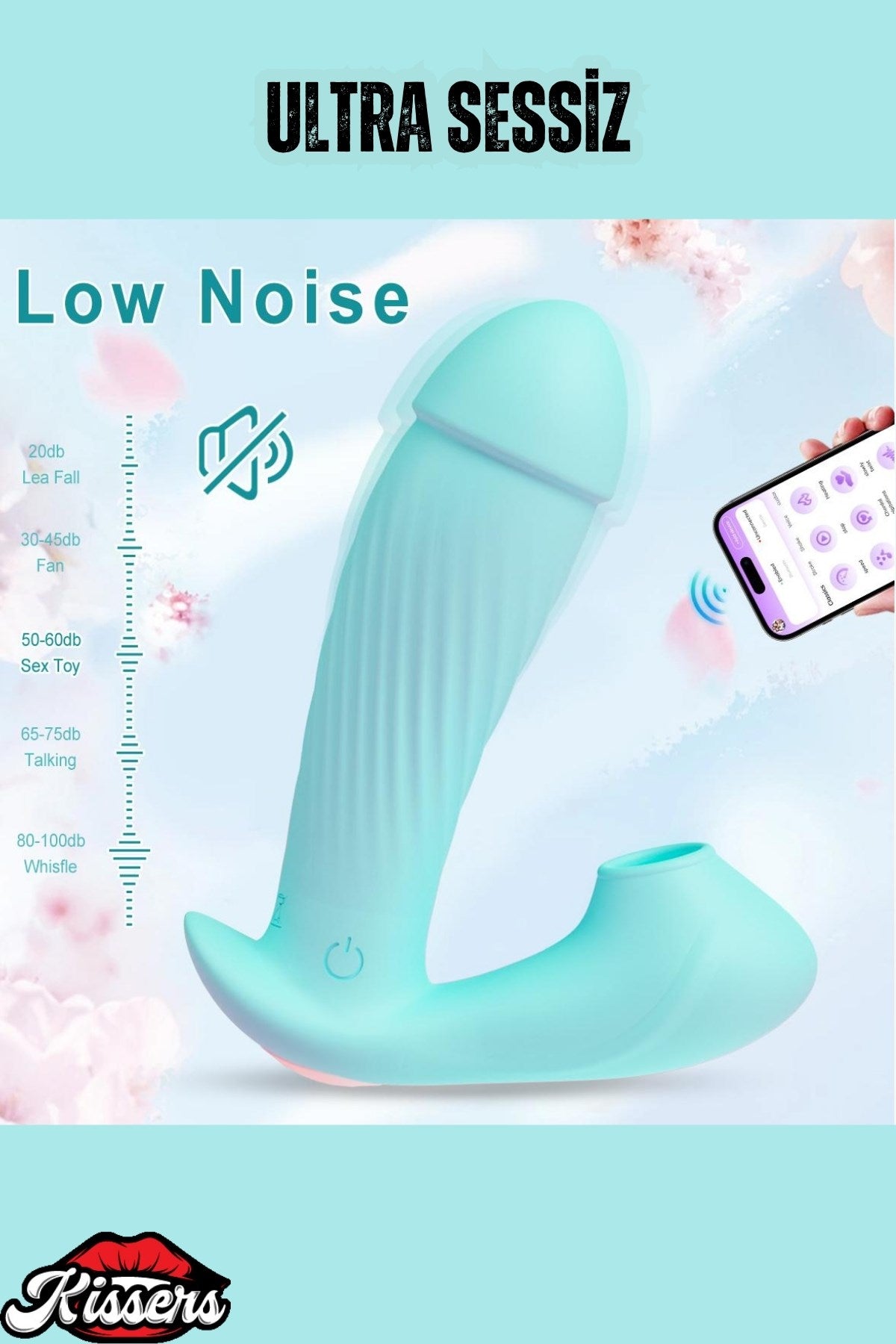 Telefon Kontrollü Emişli Isıtmalı Klitoris Emiş Uyarıcı Yapay Penis Giyilebilir Vibratör