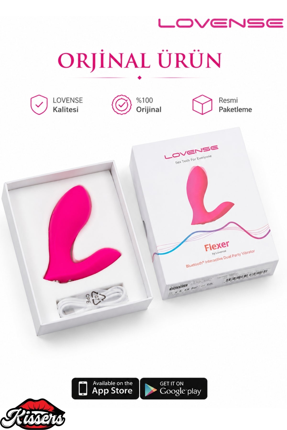 Lovense Dünyanin Her Yerinden Kontrol Edilebilen Flexer Titreşimli Vibratör