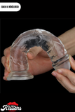 Lovetoy Ultra Realistik Şeffaf Testissiz Flawless Clear Dildo Penis 18 cm