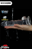 Lovetoy Ultra Realistik Şeffaf Vantuzlanabilir Flawless Clear Dildo Penis 20 cm