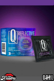 Q Reflective Geciktirici Kremli Noktalı Ve Tırtıklı Prezervatif 3 Li 52 Mm