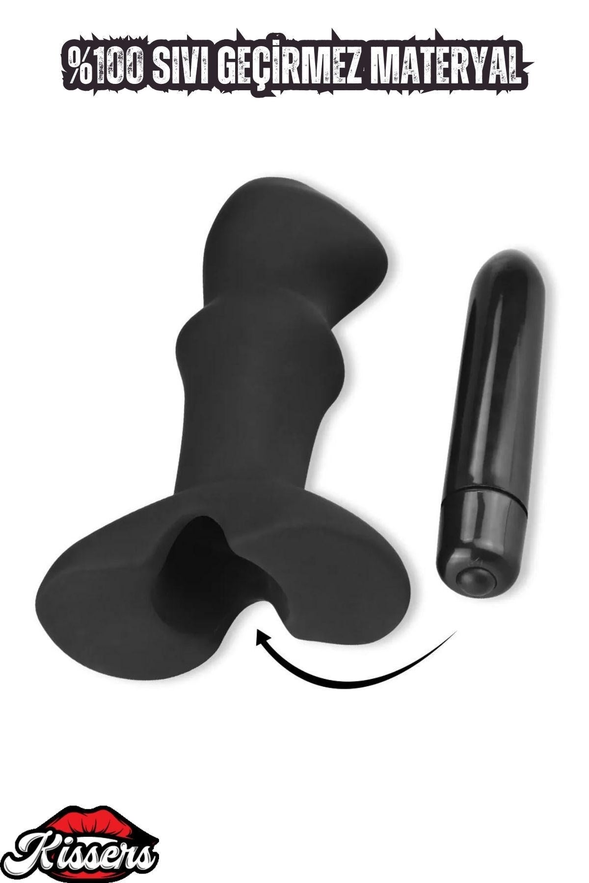 Sıvı Geçirmez Titreşimli Anal Ve UyarıcıAnal Plug 12 Cm