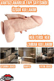 Cinsel Oyuncak Vantuzlanabilir Ultra Realistik Büyük Boy Kalın Dildo Penis 23 Cm