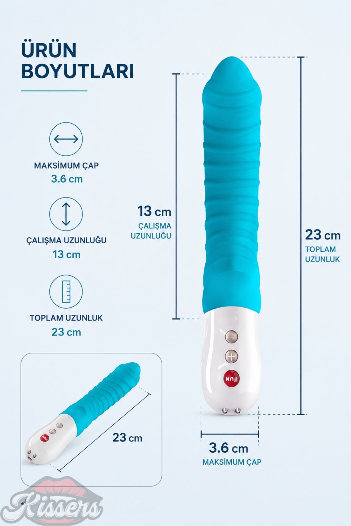 Fun Factory Tiger Tutamaçlı Güçlü Titreşimli G Noktası ve Klitoris Uyarıcılı Tırtıklı Yüzey Tavşan Vibratör