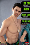 Hair Transplant Silikon Kafalı İskelet Sistemli 1.66 Boy Sex Doll Realistik Erkek Manken Adrian