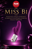 Fun Factory Miss Bi Tutamaçlı Güçlü Titreşimli G Noktası ve Klitoris Uyarıcılı Tavşan Vibratör
