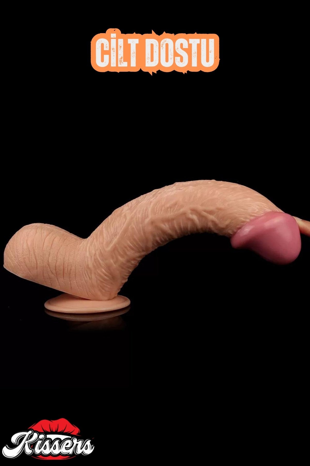 Cinsel Oyuncak Gerçekçi Et Dokusunda Realistik Büyük Boy Kalın Penis Dildo 28.5 Cm