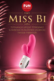 Fun Factory Miss Bi Tutamaçlı Güçlü Titreşimli G Noktası ve Klitoris Uyarıcılı Tavşan Vibratör