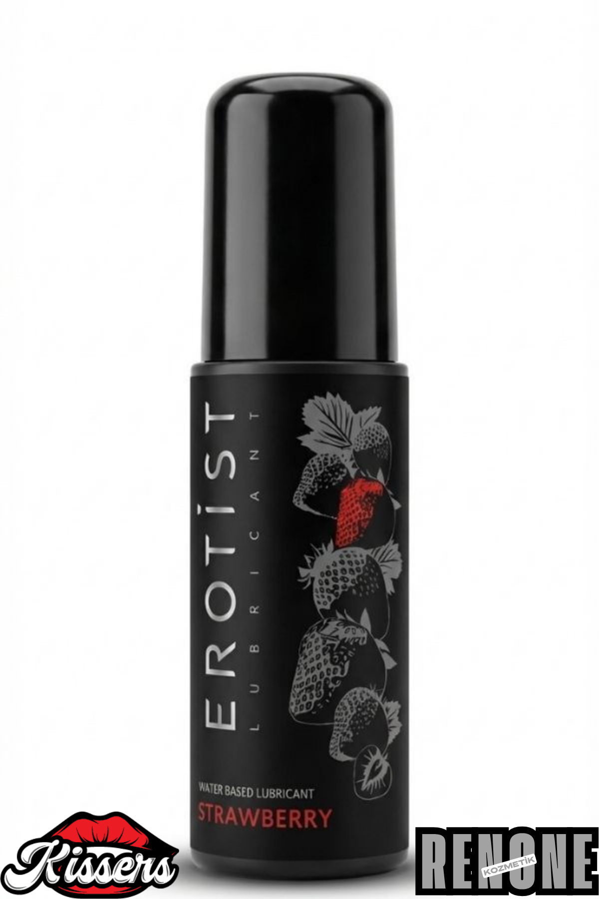 Erotist Çilek Aromalı Kayganlaştırıcı Jel 50 Ml Doğal Nemlendirici Kissers