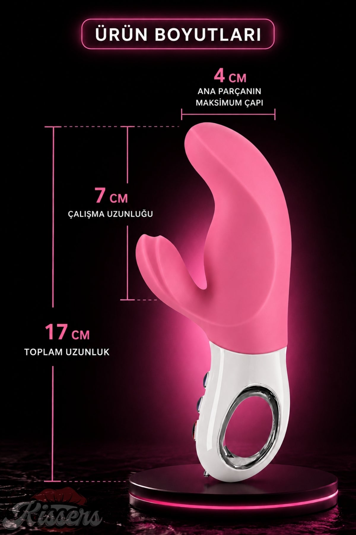 Fun Factory Miss Bi Tutamaçlı Güçlü Titreşimli G Noktası ve Klitoris Uyarıcılı Tavşan Vibratör