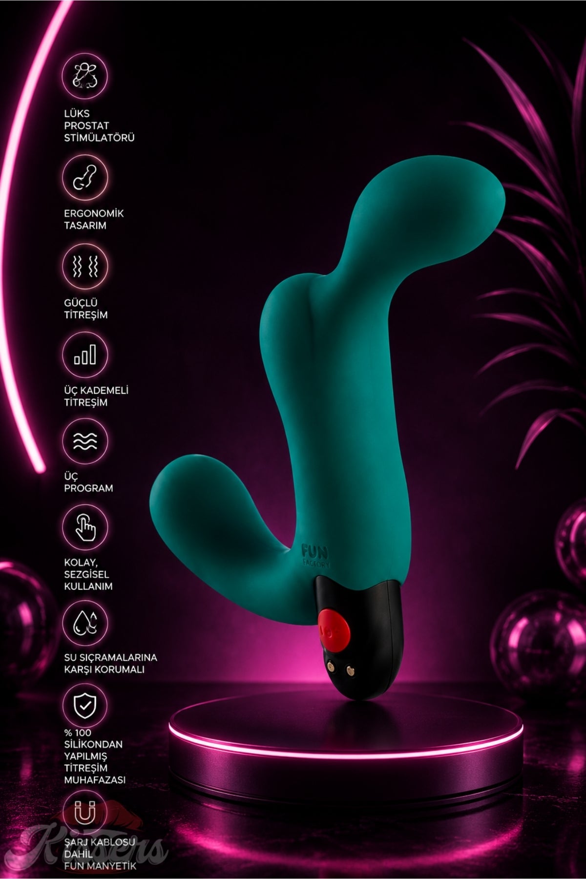 Fun Factory Duke Güçlü Titreşimli Prostat Ve Anal Uyarıcı Vibratör