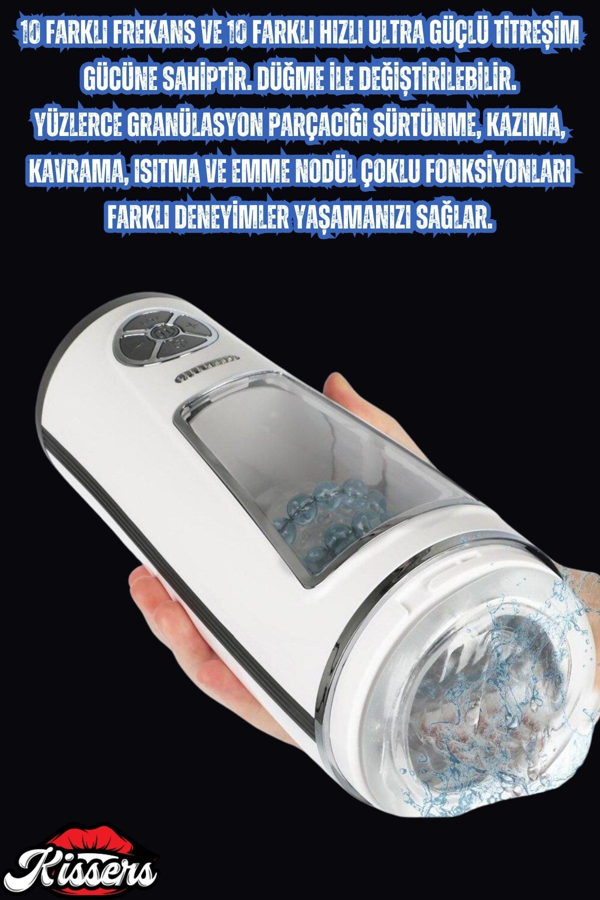 Akıllı Isıtmalı İnleme Ses Titreşimli Rotasyonlu Tam Otomatik İleri Geri Hareket Vajina Mastürbatör