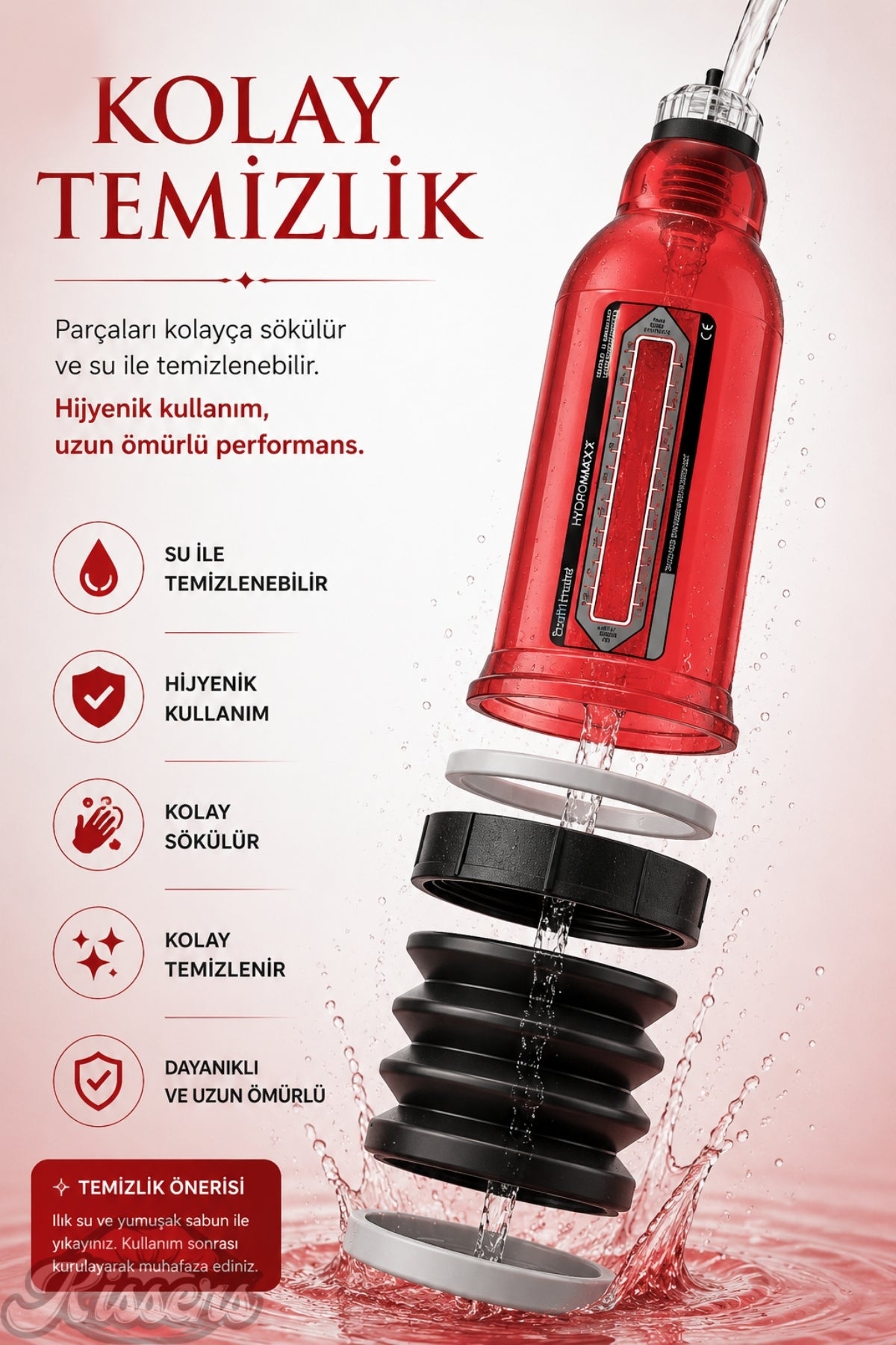 Bathmate Etkili Ultra Güçlü Hidroponik Hydromax 9 Penis Pompası