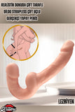 Gerçekçi Ultra Realistik Çift Taraflı Dildo Strapless Ten Renkli Penis