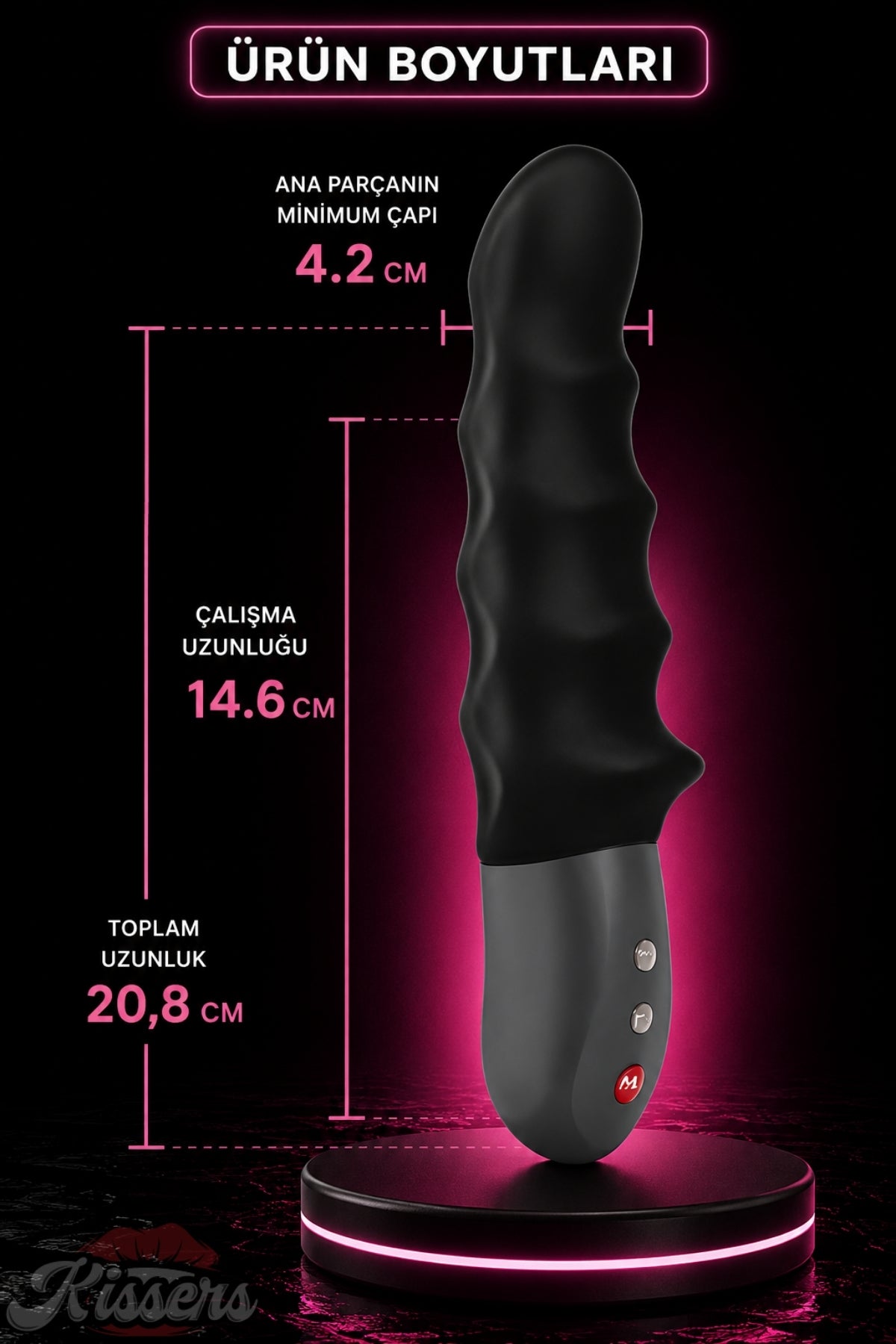 Fun Factory Surf Güçlü Titreşimli Tırtıklı G Noktası ve Klitoris Uyarıcılı Vibratör