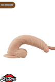 Lovetoy Titreşimli Eğilip Bükülebilir Vantuzlanabilir Real Extreme Dildo Penis 23 cm