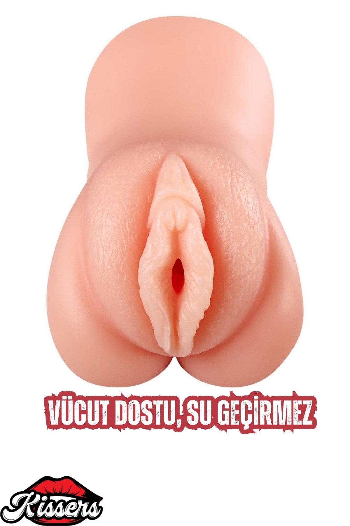 Kolay Saklanabilir Tek Girişli Vajina Isıtma Ve Titreşimli Cep Tipi Realistik Mastürbatör 15 CM