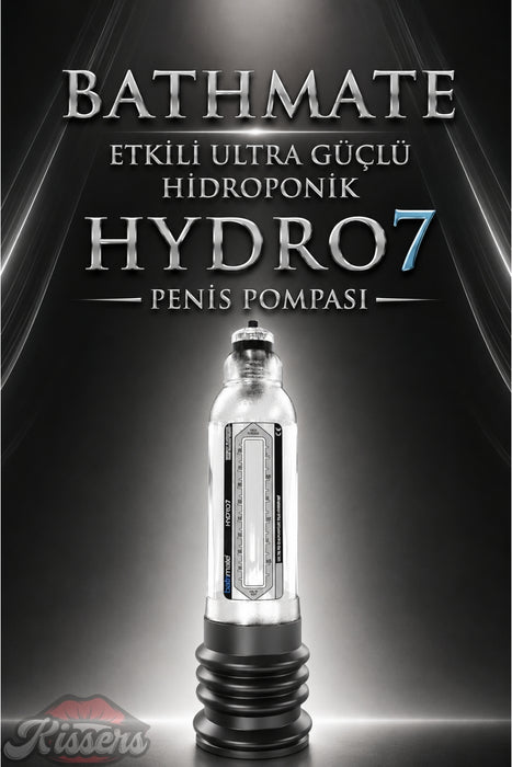 Bathmate Etkili Ultra Güçlü Hidroponik Hydro 7 Penis Pompası