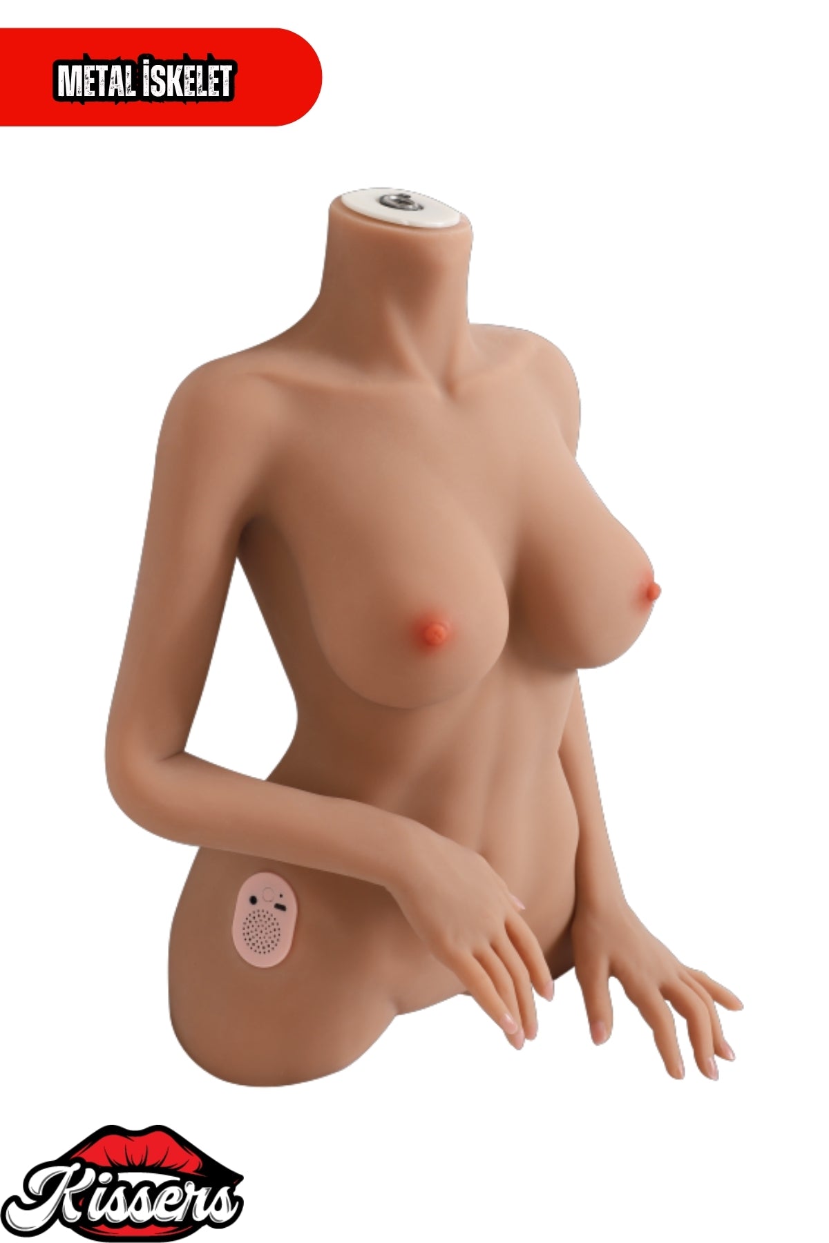 Sesli Titreşim Usb Şarjlı Anal Vajinal Isıtmalı 20,7 Kg 60 cm Beyaz Ten Sex Doll Realistik Manken