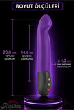 Fun Factory Stronic Tutamaçlı Güçlü Titreşimli G Noktası ve Klitoris Uyarıcılı Penis Şeklinde Vibratör