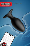 Dünyanin Her Yerinden Kontrol Edilebilen Telefon Uygulamalı Lovense Hush Anal Plug Tıkaç 12 Cm