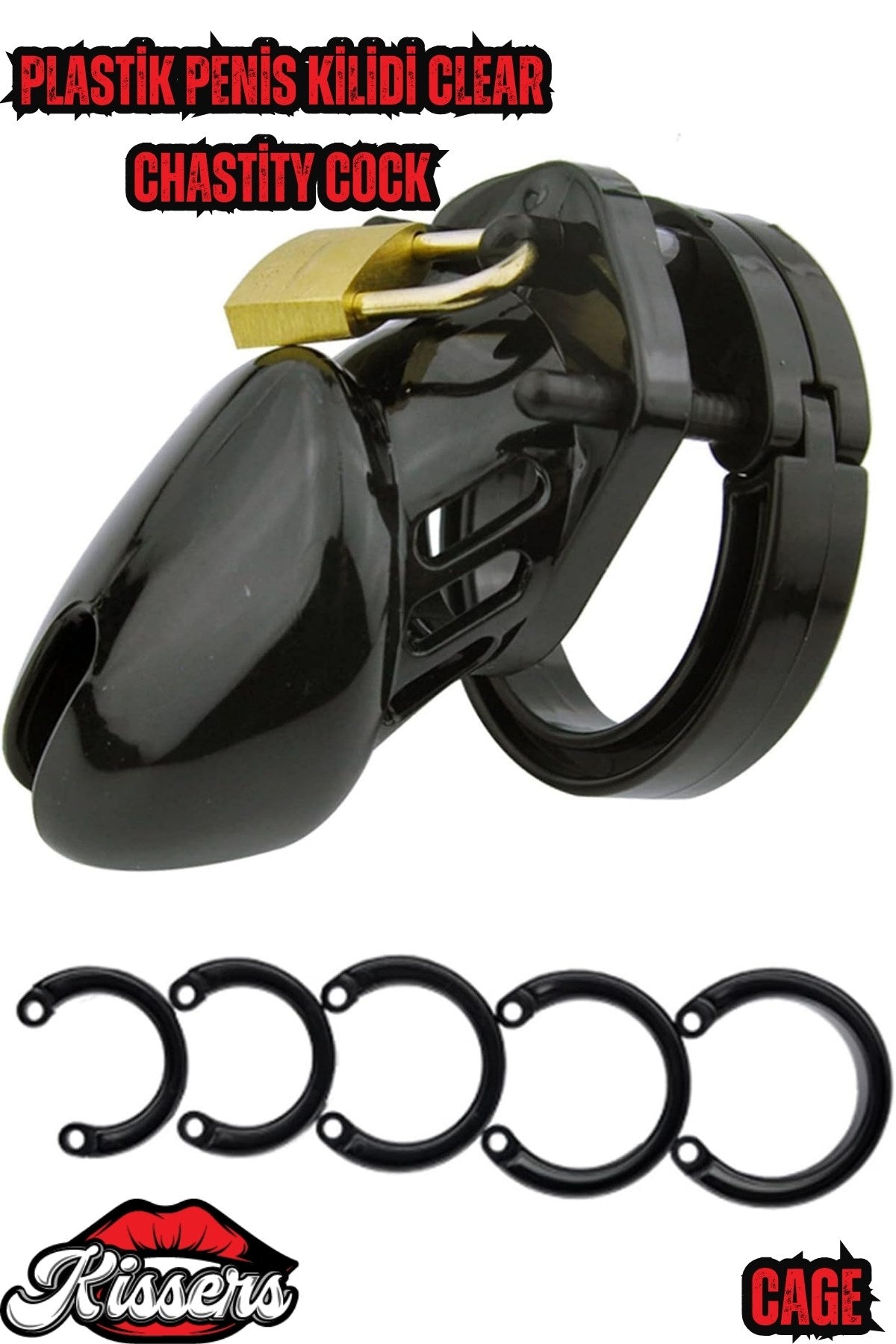 Bsdm Plastik Penis Kilidi Black Chastity Cock Cage Bekaret Cihazı Siyah Penis Esaret Kafesi