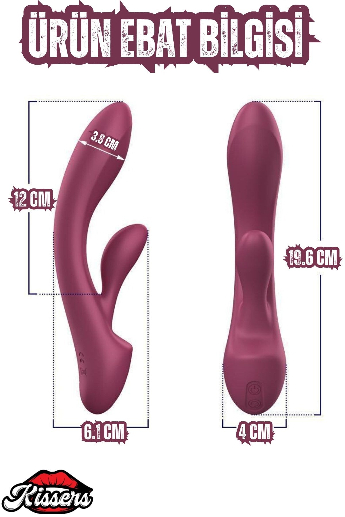 Cinsel Oyuncak Şarjlı Ultra Güçlü Çift Motorlu Rabbit Vibratör