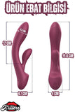 Cinsel Oyuncak Şarjlı Ultra Güçlü Çift Motorlu Rabbit Vibratör