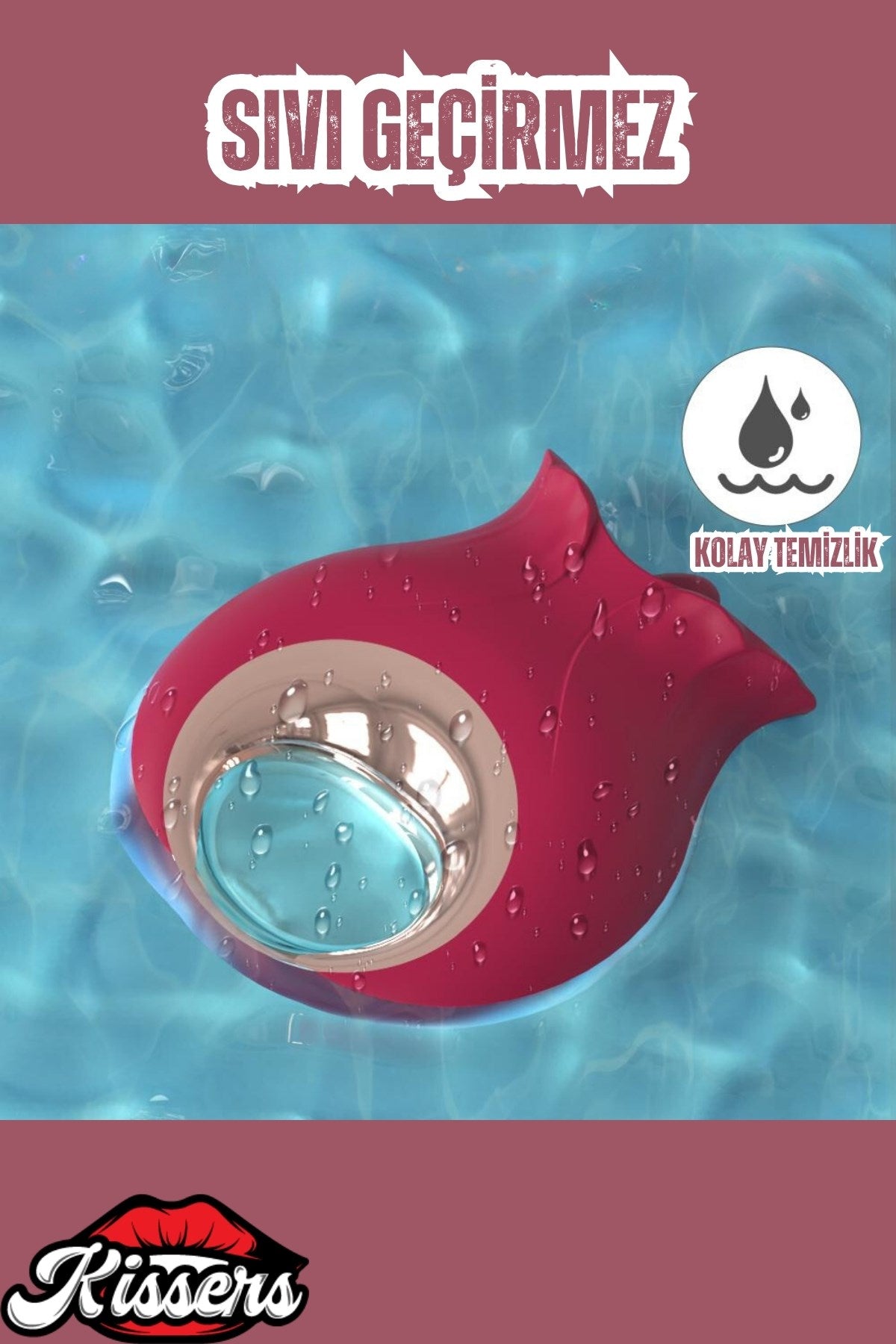 Cinsel Oyuncak Klitoris ve Meme Ucu Uyarılcılı Güçlü Titreşimli Dil Darbeli Vibratör 9.4 Cm