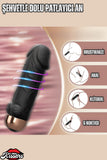 Penis Şeklinde G Noktası ve Vajinal Uyarıcı Testisli Damarlı Şarjlı Titreşimli Mini Vibratör