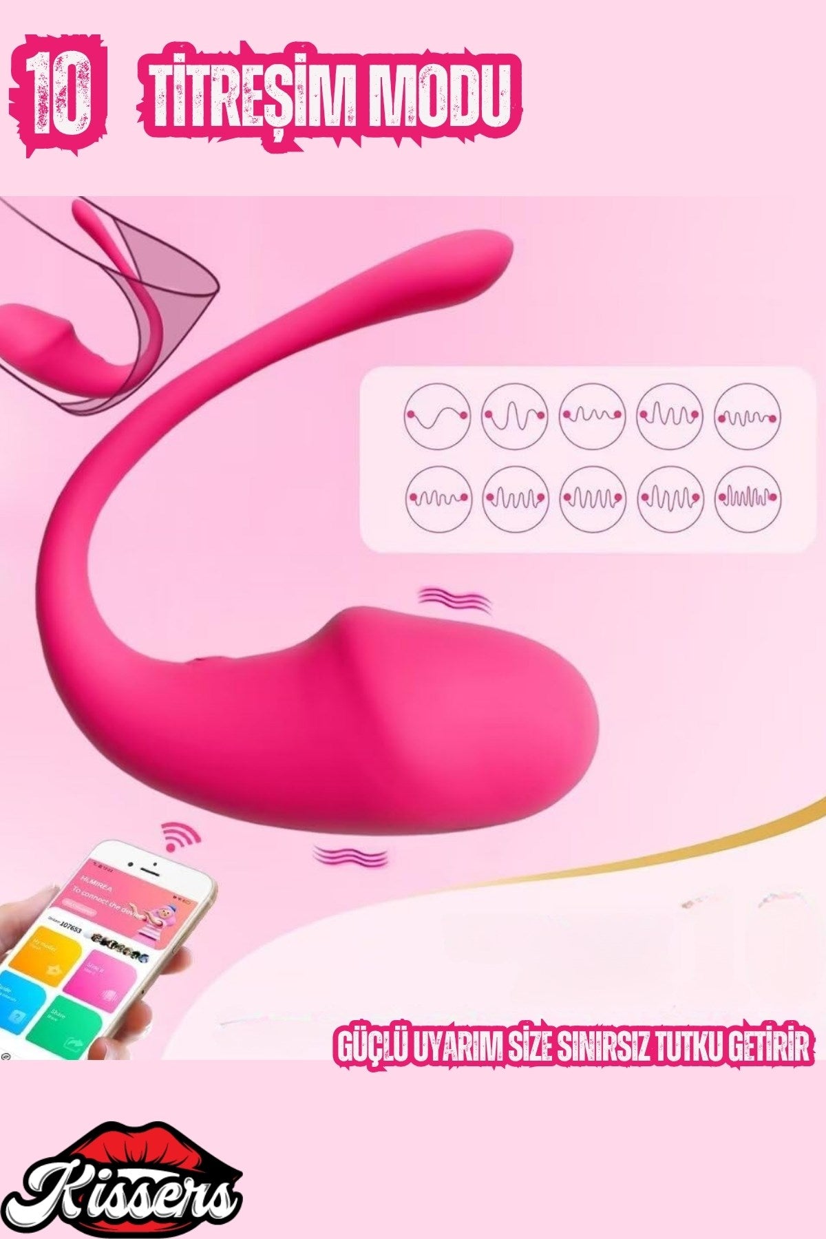 Uygulama Telefon Kontrollü Titreşimli G Nokta Ve Klitoris Uyarıcılı Public Giyilebilir Vibratör