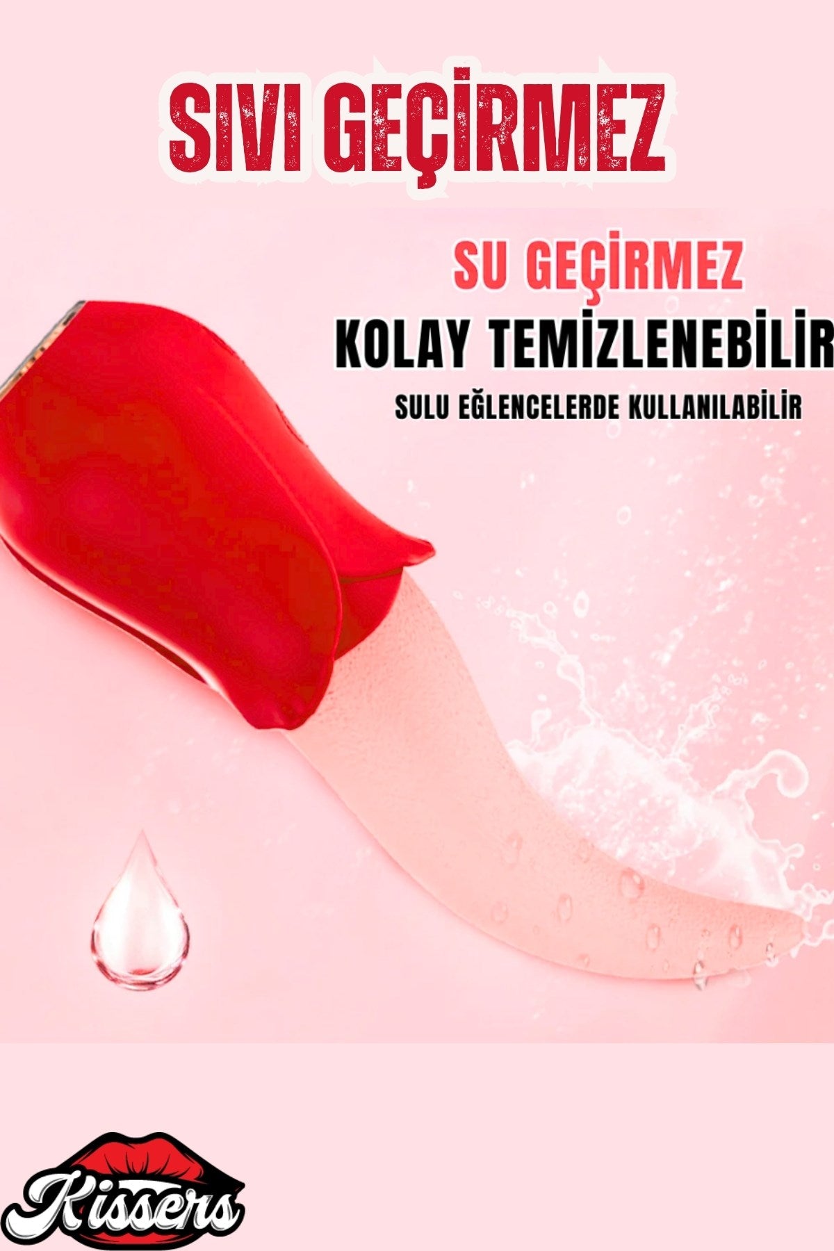 Aşağı Yukarı Dil Hareketli Titreşimli G Noktası Ve Klitoris Uyarıcılı Lüks Vibratör