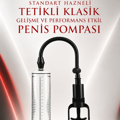 Classic ML 2 Standart Hazneli Tetikli Klasik Gelişme ve Performans Etkili Penis Pompası
