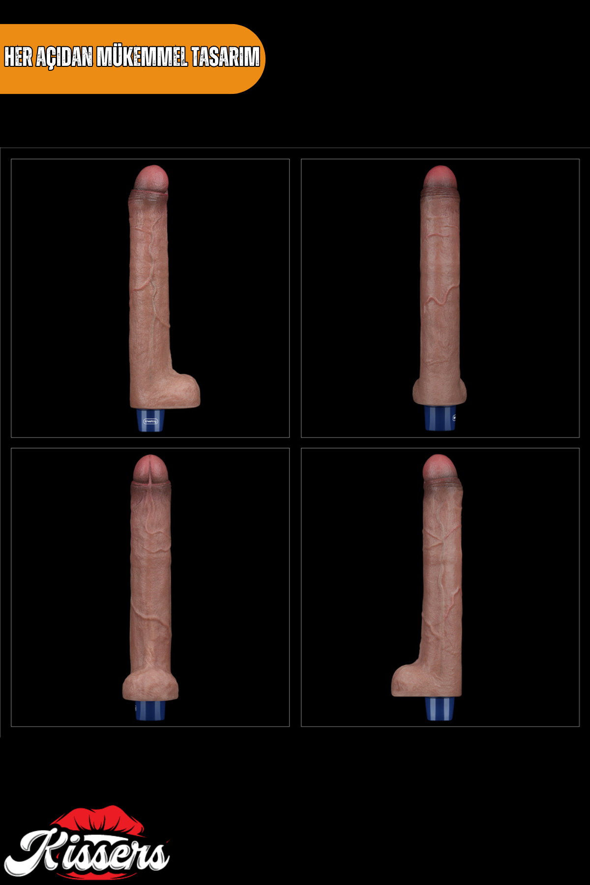 Lovetoy Penis Halkalı Klitoris Uyarıcı The Soft Double Boncuk Anal Penetratör Titreşimli 26.5 cm