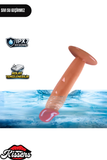 Gerçekçi Realistik Dokuda Vantuzlu Dildo Yapay Sert Penis 17 cm