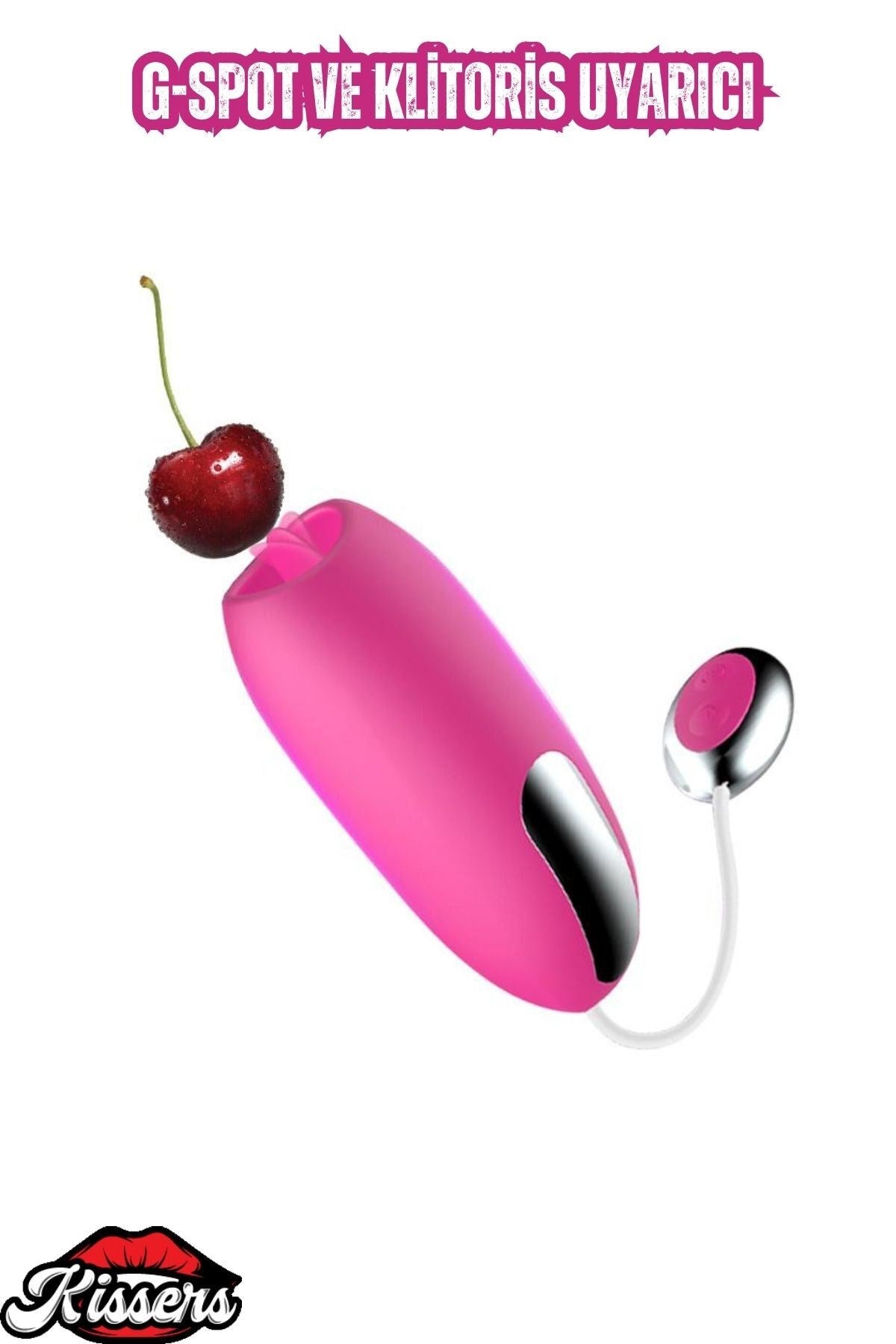 Kumandalı Isıtmalı G-Spot ve Klitoris Uyarıcı Dil Hareketli Vibratör Giyilebilir Vajinal Top